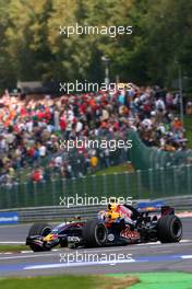 15.09.2007 Francorchamps, Belgium,  Mark Webber (AUS), Red Bull Racing - Formula 1 World Championship, Rd 14, Belgium Grand Prix, Saturday Practice