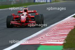 15.09.2007 Francorchamps, Belgium,  Kimi Raikkonen (FIN), Räikkönen, Scuderia Ferrari - Formula 1 World Championship, Rd 14, Belgium Grand Prix, Saturday Practice