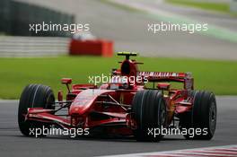 15.09.2007 Francorchamps, Belgium,  Kimi Raikkonen (FIN), Räikkönen, Scuderia Ferrari, F2007 - Formula 1 World Championship, Rd 14, Belgium Grand Prix, Saturday Qualifying