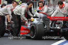 15.09.2007 Francorchamps, Belgium,  Lewis Hamilton (GBR), McLaren Mercedes - Formula 1 World Championship, Rd 14, Belgium Grand Prix, Saturday Practice