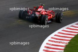 15.09.2007 Francorchamps, Belgium,  Kimi Raikkonen (FIN), Räikkönen, Scuderia Ferrari - Formula 1 World Championship, Rd 14, Belgium Grand Prix, Saturday Qualifying