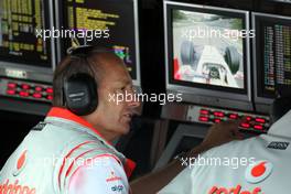 15.09.2007 Francorchamps, Belgium,  Ron Dennis (GBR), McLaren, Team Principal, Chairman - Formula 1 World Championship, Rd 14, Belgium Grand Prix, Saturday Practice