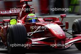 15.09.2007 Francorchamps, Belgium,  Felipe Massa (BRA), Scuderia Ferrari, F2007 - Formula 1 World Championship, Rd 14, Belgium Grand Prix, Saturday Practice