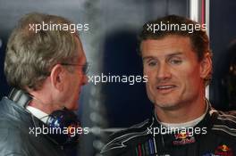 15.09.2007 Francorchamps, Belgium,  Helmut Marko (AUT), Red Bull Racing, Red Bull Advisor and David Coulthard (GBR), Red Bull Racing - Formula 1 World Championship, Rd 14, Belgium Grand Prix, Saturday