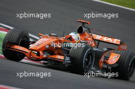 15.09.2007 Francorchamps, Belgium,  Adrian Sutil (GER), Spyker F1 Team, F8-VII-B - Formula 1 World Championship, Rd 14, Belgium Grand Prix, Saturday Practice