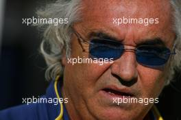 15.09.2007 Francorchamps, Belgium,  Flavio Briatore (ITA), Renault F1 Team, Team Chief, Managing Director - Formula 1 World Championship, Rd 14, Belgium Grand Prix, Saturday
