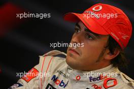 15.09.2007 Francorchamps, Belgium,  Fernando Alonso (ESP), McLaren Mercedes - Formula 1 World Championship, Rd 14, Belgium Grand Prix, Saturday Press Conference