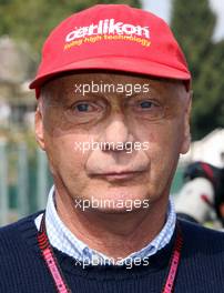 16.09.2007 Francorchamps, Italy,  Niki Lauda (AUT), Former F1 world champion and RTL TV - Formula 1 World Championship, Rd 14, Belgium Grand Prix, Sunday