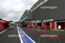 13.09.2007, Spa, Belgium,  New pitlane - Formula 1 World Championship, Rd 14, Belgian Grand Prix