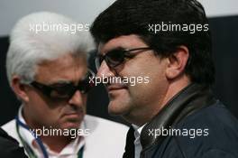 13.09.2007, Spa, Belgium,  Luis Garcia Abad (ESP), Manager of Fernando Alonso and Jose Luis Alonso (ESP) father of Fernando Alonso - Formula 1 World Championship, Rd 14, Belgian Grand Prix