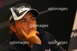 13.09.2007, Spa, Belgium,  Nico Rosberg (GER), WilliamsF1 Team - Formula 1 World Championship, Rd 14, Belgian Grand Prix, Thursday Press Conference
