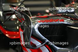 13.09.2007, Spa, Belgium,  McLaren Mercedes body work detail - Formula 1 World Championship, Rd 14, Belgian Grand Prix