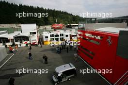 13.09.2007, Spa, Belgium,  The F1 Paddock - Formula 1 World Championship, Rd 14, Belgian Grand Prix