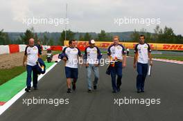 13.09.2007, Spa, Belgium,  Giancarlo Fisichella (ITA), Renault F1 Team, Spa Francorchamps Trackwalk - Formula 1 World Championship, Rd 14, Belgian Grand Prix