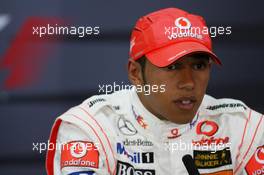 14.04.2007 Sakhir, Bahrain,  Lewis Hamilton (GBR), McLaren Mercedes - Formula 1 World Championship, Rd 3, Bahrain Grand Prix, Saturday Press Conference