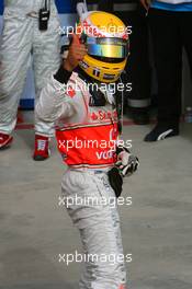 14.04.2007 Sakhir, Bahrain,  2nd, Lewis Hamilton (GBR), McLaren Mercedes - Formula 1 World Championship, Rd 3, Bahrain Grand Prix, Saturday Qualifying