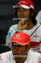 12.04.2007 Sakhir, Bahrain,  Lewis Hamilton (GBR), McLaren Mercedes - Formula 1 World Championship, Rd 3, Bahrain Grand Prix, Thursday Press Conference