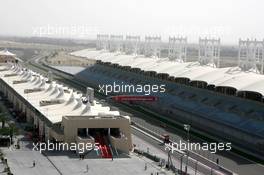 23.02.2007 Sakhir, Bahrain,  View of the start/finish straight - Formula 1 Testing