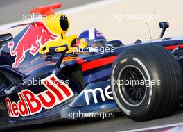 23.02.2007 Sakhir, Bahrain,  David Coulthard (GBR), Red Bull Racing, RB3 - Formula 1 Testing