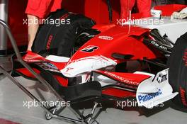 23.02.2007 Sakhir, Bahrain,  Toyota Racing, front wing - Formula 1 Testing