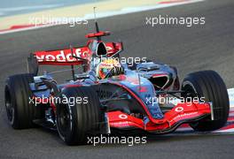 23.02.2007 Sakhir, Bahrain,  Lewis Hamilton (GBR), McLaren Mercedes, MP4-22 - Formula 1 Testing