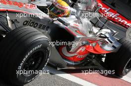 23.02.2007 Sakhir, Bahrain,  Lewis Hamilton (GBR), McLaren Mercedes, detail - Formula 1 Testing