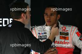 23.02.2007 Sakhir, Bahrain,  Fernando Alonso (ESP), McLaren Mercedes, Lewis Hamilton (GBR), McLaren Mercedes - Formula 1 Testing