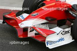23.02.2007 Sakhir, Bahrain,  Toyota Racing front wing, detail - Formula 1 Testing