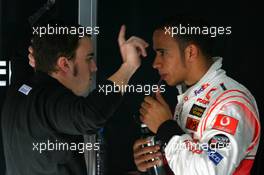 23.02.2007 Sakhir, Bahrain,  Fernando Alonso (ESP), McLaren Mercedes, Lewis Hamilton (GBR), McLaren Mercedes - Formula 1 Testing