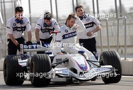 24.02.2007 Sakhir, Bahrain,  Nick Heidfeld (GER), BMW Sauber F1 Team, F1.07 - Formula 1 Testing