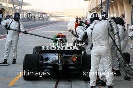 24.02.2007 Sakhir, Bahrain,  Rubens Barrichello (BRA), Honda Racing F1 Team - Formula 1 Testing