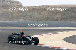 24.02.2007 Sakhir, Bahrain,  Rubens Barrichello (BRA), Honda Racing F1 Team, RA107  - Formula 1 Testing