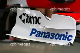 24.02.2007 Sakhir, Bahrain,  Toyota Racing, TF107, front wing, detail - Formula 1 Testing