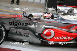 24.02.2007 Sakhir, Bahrain,  Fernando Alonso (ESP), McLaren Mercedes, MP4-22, detail - Formula 1 Testing