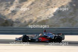 22.02.2007 Sakhir, Bahrain,  Lewis Hamilton (GBR), McLaren Mercedes, MP4-22  - Formula 1 Testing