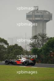 19.10.2007 Sao Paulo, Brazil,  Lewis Hamilton (GBR), McLaren Mercedes, MP4-22 - Formula 1 World Championship, Rd 17, Brazilian Grand Prix, Friday Practice