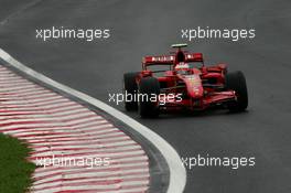 19.10.2007 Sao Paulo, Brazil,  Kimi Raikkonen (FIN), Räikkönen, Scuderia Ferrari, F2007 - Formula 1 World Championship, Rd 17, Brazilian Grand Prix, Friday Practice