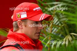 19.10.2007 Sao Paulo, Brazil,  Kimi Raikkonen (FIN), Räikkönen, Scuderia Ferrari - Formula 1 World Championship, Rd 17, Brazilian Grand Prix, Friday