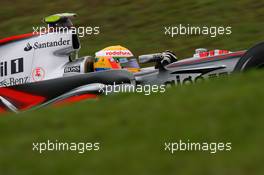 19.10.2007 Sao Paulo, Brazil,  Lewis Hamilton (GBR), McLaren Mercedes, MP4-22 - Formula 1 World Championship, Rd 17, Brazilian Grand Prix, Friday Practice