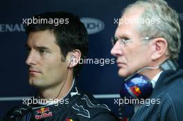 19.10.2007 Sao Paulo, Brazil,  Mark Webber (AUS), Red Bull Racing and Helmut Marko (AUT), Red Bull Racing, Red Bull Advisor - Formula 1 World Championship, Rd 17, Brazilian Grand Prix, Friday Practice