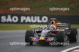 19.10.2007 Sao Paulo, Brazil,  David Coulthard (GBR), Red Bull Racing, RB3 - Formula 1 World Championship, Rd 17, Brazilian Grand Prix, Friday Practice