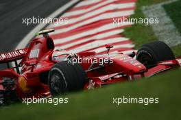 19.10.2007 Sao Paulo, Brazil,  Kimi Raikkonen (FIN), Räikkönen, Scuderia Ferrari, F2007 - Formula 1 World Championship, Rd 17, Brazilian Grand Prix, Friday Practice