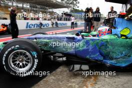 19.10.2007 Sao Paulo, Brazil,  Jenson Button (GBR), Honda Racing F1 Team, RA107 - Formula 1 World Championship, Rd 17, Brazilian Grand Prix, Friday Practice