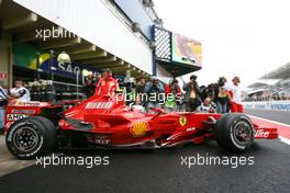 19.10.2007 Sao Paulo, Brazil,  Kimi Raikkonen (FIN), Räikkönen, Scuderia Ferrari - Formula 1 World Championship, Rd 17, Brazilian Grand Prix, Friday Practice