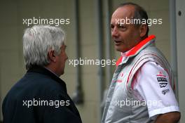 19.10.2007 Sao Paulo, Brazil,  Ron Dennis (GBR), McLaren, Team Principal, Chairman, Herbie Blash (GBR), FIA Observer - Formula 1 World Championship, Rd 17, Brazilian Grand Prix, Friday
