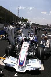 21.10.2007 Sao Paulo, Brazil,  Robert Kubica (POL),  BMW Sauber F1 Team  - Formula 1 World Championship, Rd 17, Brazilian Grand Prix, Sunday Pre-Race Grid