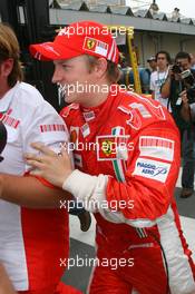 21.10.2007 Sao Paulo, Brazil,  Kimi Raikkonen (FIN), Räikkönen, Scuderia Ferrari - Formula 1 World Championship, Rd 17, Brazilian Grand Prix, Sunday Podium