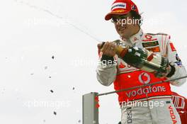 21.10.2007 Sao Paulo, Brazil,  Fernando Alonso (ESP), McLaren Mercedes - Formula 1 World Championship, Rd 17, Brazilian Grand Prix, Sunday Podium