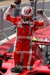 21.10.2007 Sao Paulo, Brazil,  Kimi Raikkonen (FIN), Räikkönen, Scuderia Ferrari  - Formula 1 World Championship, Rd 17, Brazilian Grand Prix, Sunday Podium