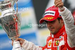 21.10.2007 Sao Paulo, Brazil,  Felipe Massa (BRA), Scuderia Ferrari - Formula 1 World Championship, Rd 17, Brazilian Grand Prix, Sunday Podium